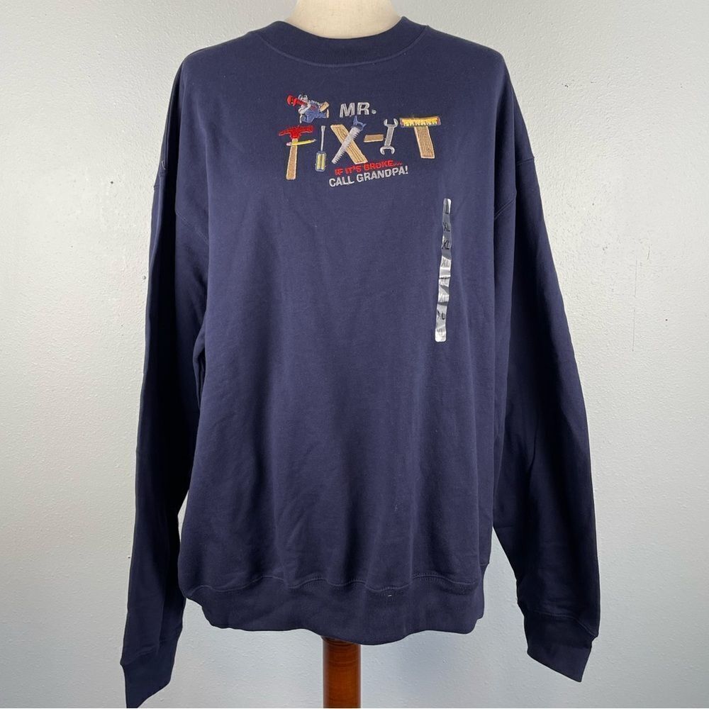 NWT MC Sport Mr Fix It Sweatshirt Size XL